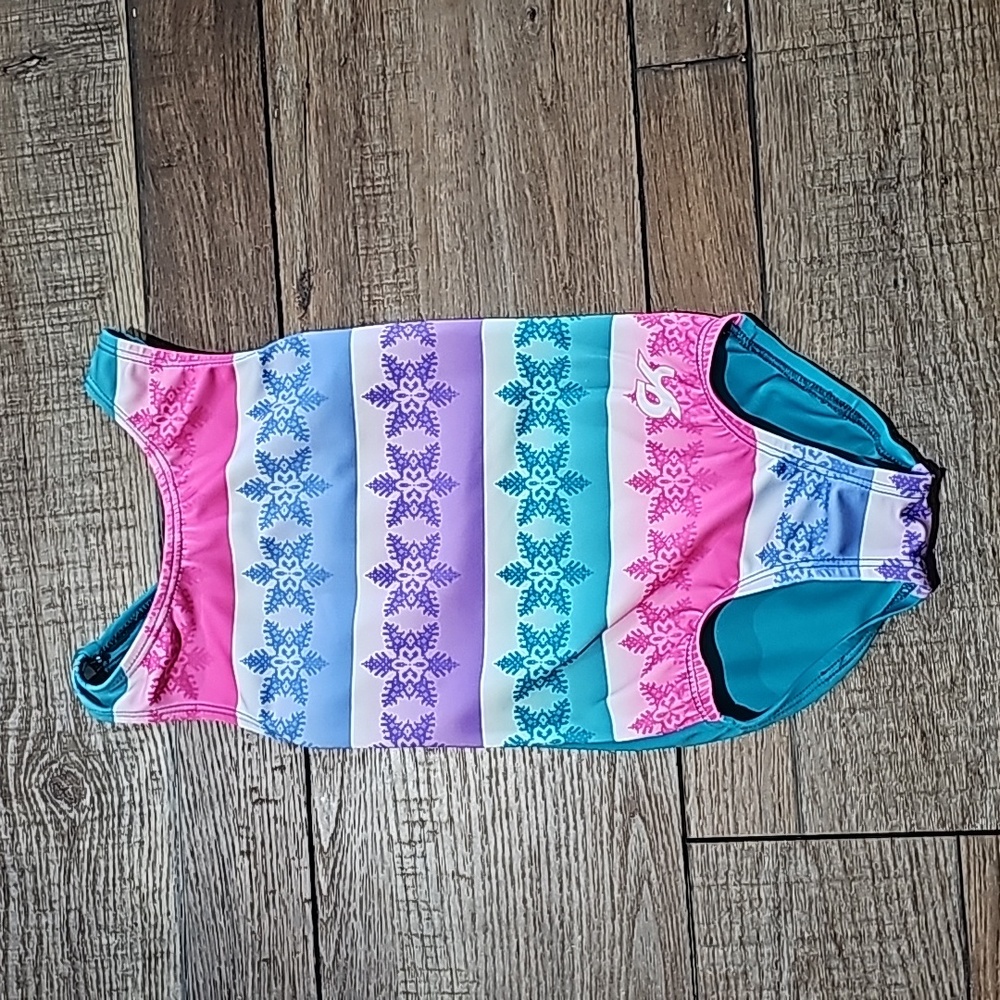 GK snowflake frozen leotard toddler girls gymnastics